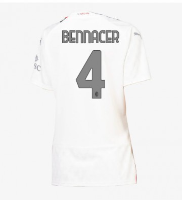 AC Milan Ismael Bennacer #4 Replika Udebanetrøje Dame 2023-24 Kortærmet